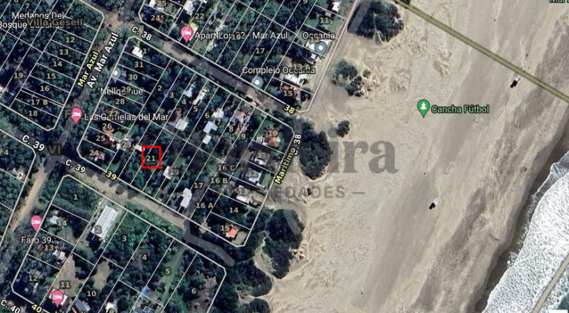 Venta lote Mar Azul a 50m de la playa