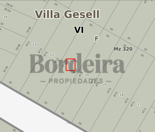 Venta lote Mar Azul a 50m de la playa
